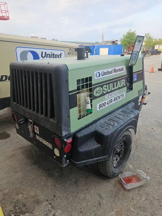 2019 Sullair 185DPQ-KU-T3 Air Compressor
