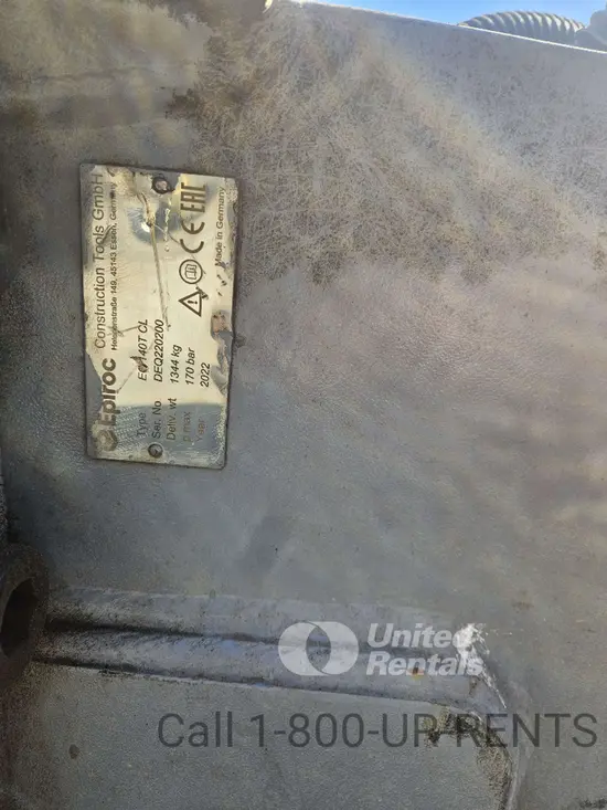 2022 Epiroc EC 140T Attachment