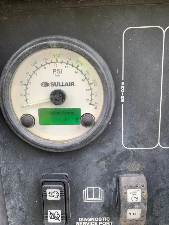 2019 Sullair 185DPQ-KU-T3 Air Compressor