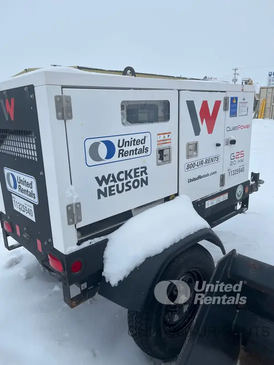2021 Wacker Neuson G25 T4F Diesel Generator