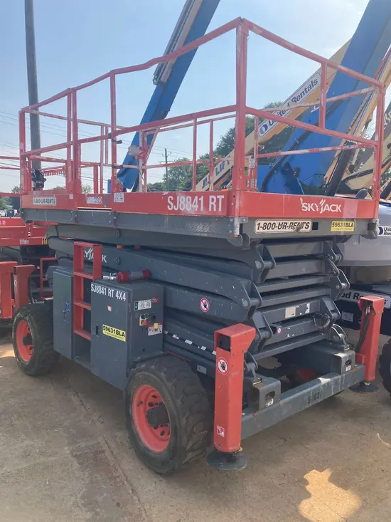 2018 Skyjack SJ8841RT Rough Terrain Scissor Lift