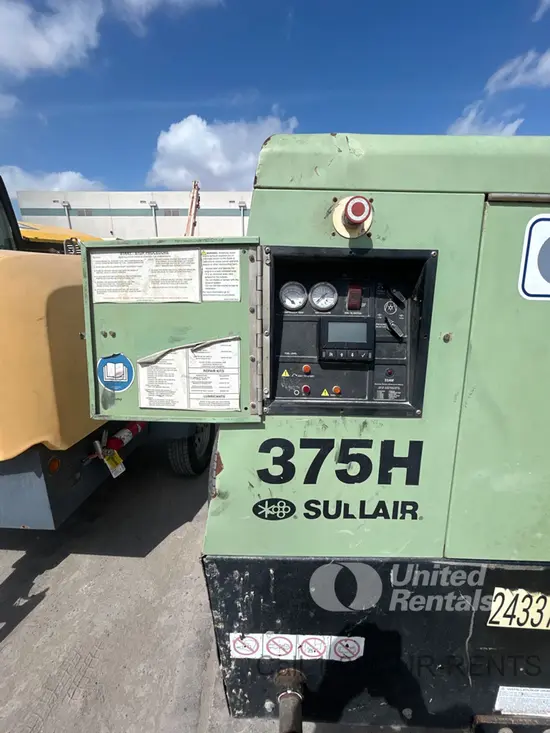 2019 Sullair 375H DPQ-JD3 Air Compressor