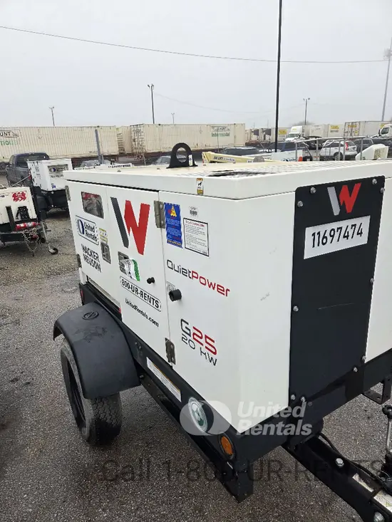 2023 Wacker Neuson G25 T4F Diesel Generator