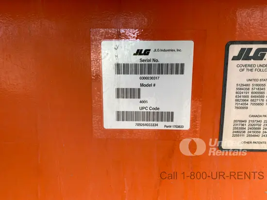 2017 JLG 400S Boom Lift