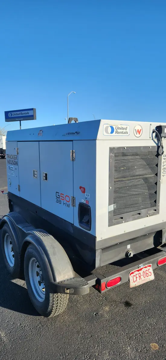 2019 Wacker Neuson G50 T4F Diesel Generator