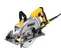 Yellow and gray and black DEWALT Circular Saw, 7-1/4 in., Worm Drive, Electric Powered