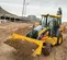 Yellow and black JOHN DEERE 108-116 HP Backhoe Loader, 15-16 ft. Dig Depth, Extendahoe