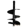 Black ARROW 24 in. Rock Auger Bit Attachment for Skid Steer