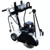 White and black DIAMONDPR Walk-behind Concrete Saw, Electric Powered