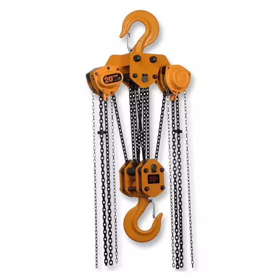Orange KITO Chain Hoist, 15 Tons, Manual