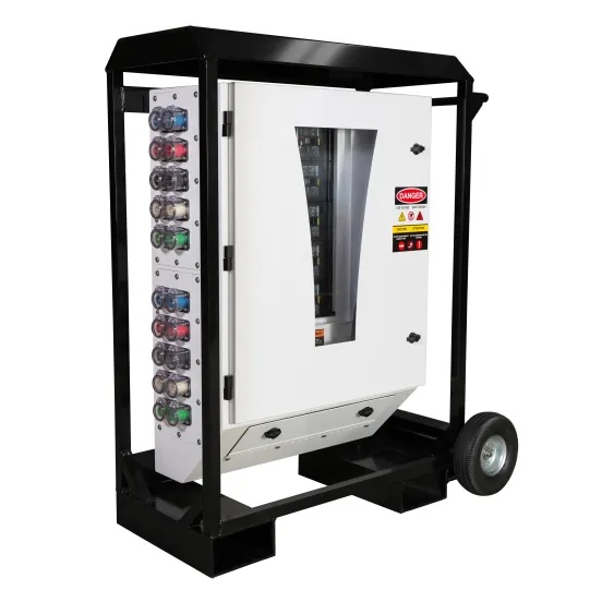 White and black GENERIC 600-800 Amp I-Line Power Distribution Panel