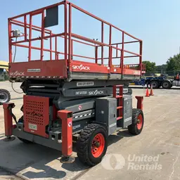 2018 Skyjack SJ8841RT Rough Terrain Scissor Lift